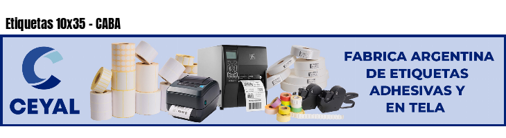 Etiquetas 10x35 - CABA