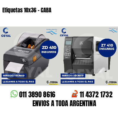 Etiquetas 10x36 - CABA