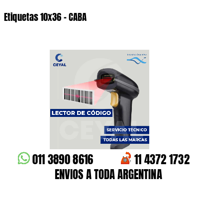 Etiquetas 10x36 - CABA