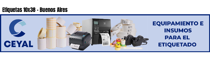 Etiquetas 10x38 - Buenos Aires