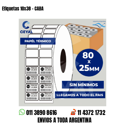 Etiquetas 10×38 – CABA