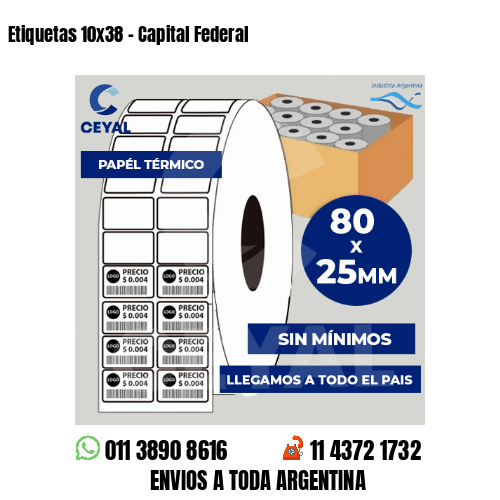 Etiquetas 10×38 – Capital Federal