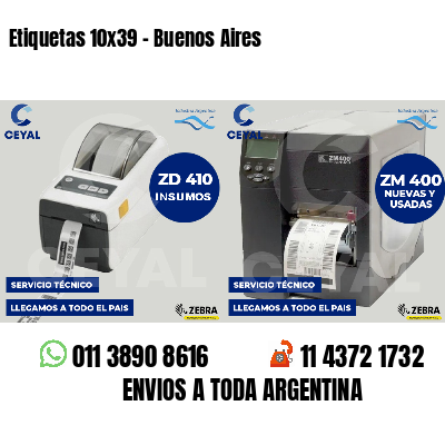 Etiquetas 10x39 - Buenos Aires