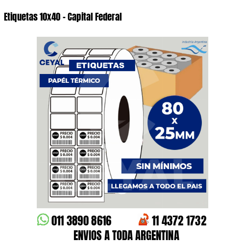 Etiquetas 10×40 – Capital Federal
