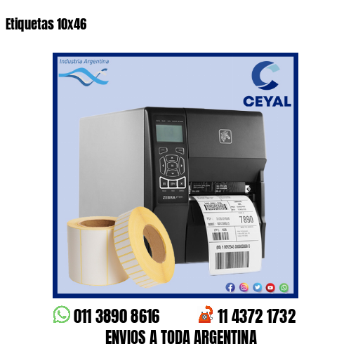 Etiquetas 10×46
