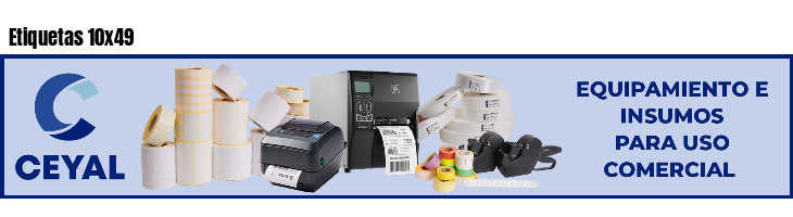 Etiquetas 10x49