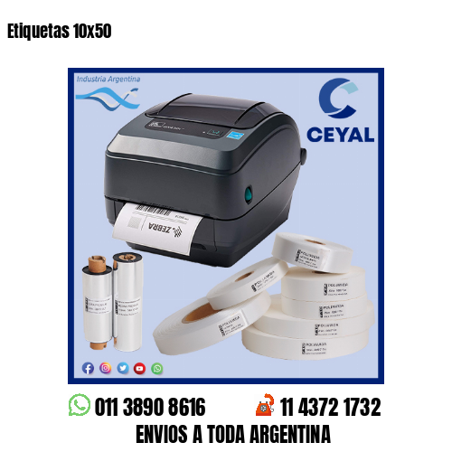 Etiquetas 10×50