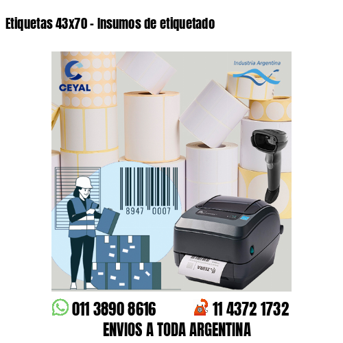 Etiquetas 43×70 – Insumos de etiquetado
