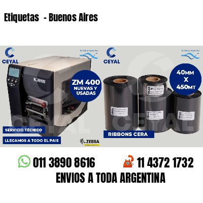 Etiquetas  - Buenos Aires