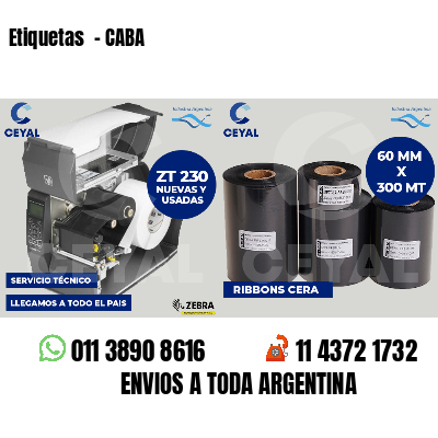 Etiquetas  - CABA