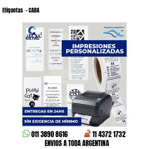 Etiquetas  - CABA