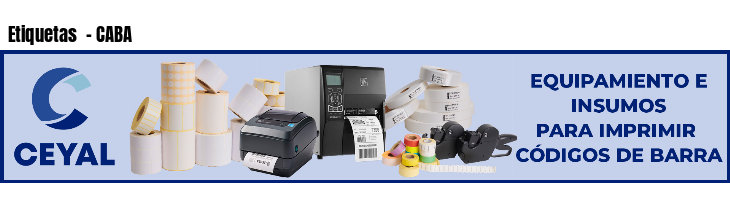 Etiquetas  - CABA