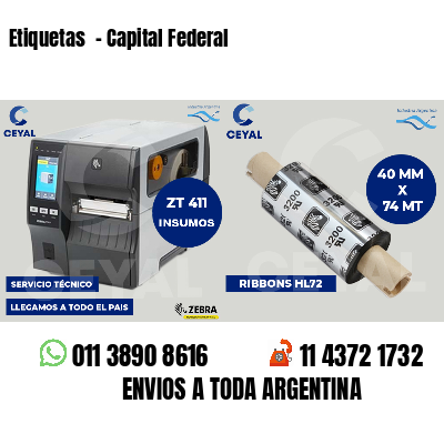 Etiquetas  - Capital Federal
