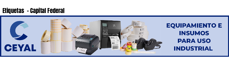 Etiquetas  - Capital Federal