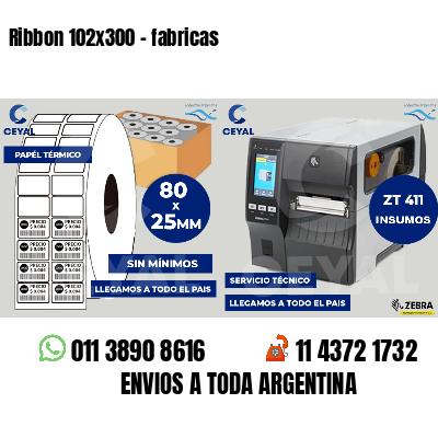 Ribbon 102x300 - fabricas