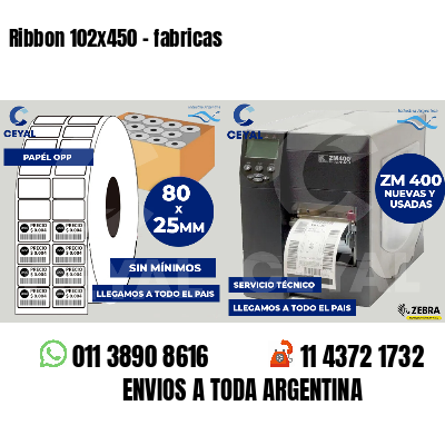 Ribbon 102x450 - fabricas