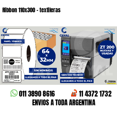 Ribbon 110x300 - textileras