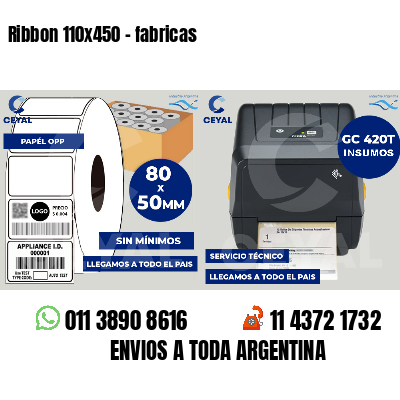 Ribbon 110x450 - fabricas