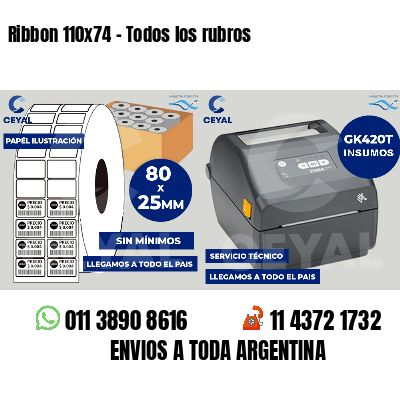Ribbon 110x74 - Todos los rubros