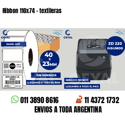 Ribbon 110x74 - textileras