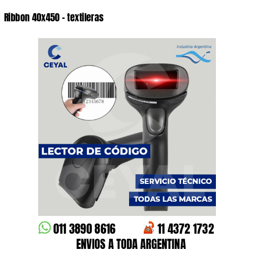 Ribbon 40x450 - textileras