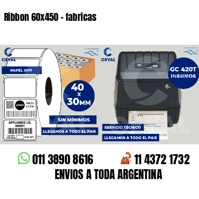 Ribbon 60x450 - fabricas