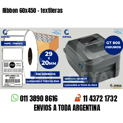 Ribbon 60x450 - textileras