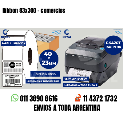 Ribbon 83x300 - comercios