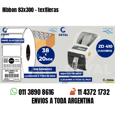 Ribbon 83x300 - textileras