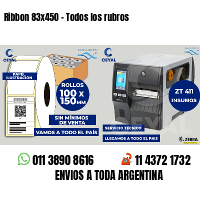 Ribbon 83x450 - Todos los rubros
