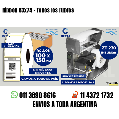 Ribbon 83x74 - Todos los rubros