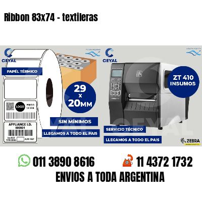 Ribbon 83x74 - textileras