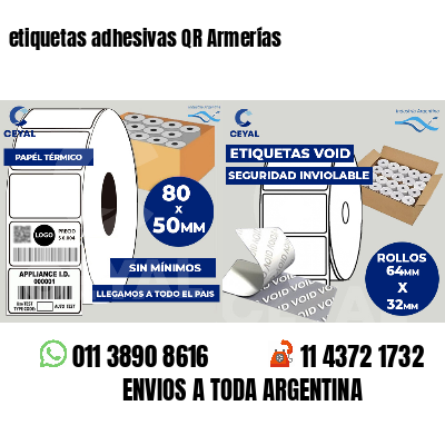 etiquetas adhesivas QR Armerías