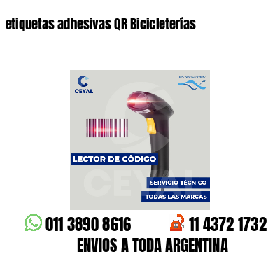 etiquetas adhesivas QR Bicicleterías