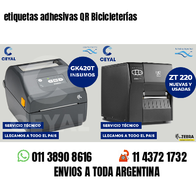etiquetas adhesivas QR Bicicleterías