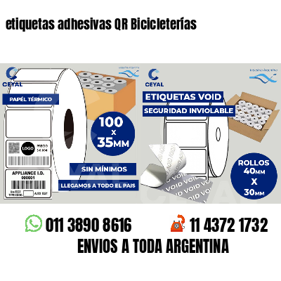etiquetas adhesivas QR Bicicleterías