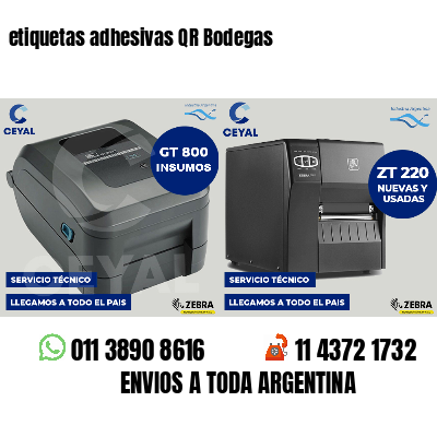 etiquetas adhesivas QR Bodegas