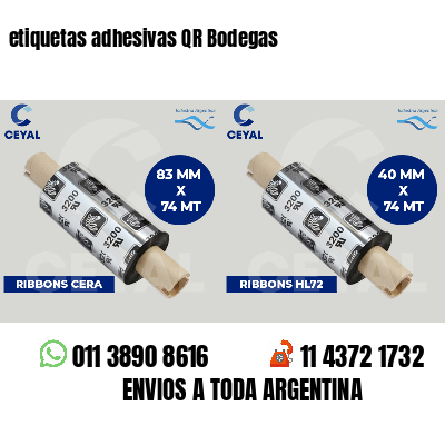 etiquetas adhesivas QR Bodegas