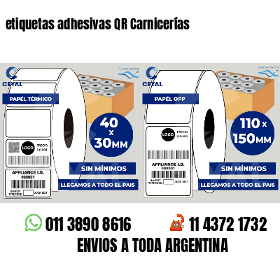 etiquetas adhesivas QR Carnicerías