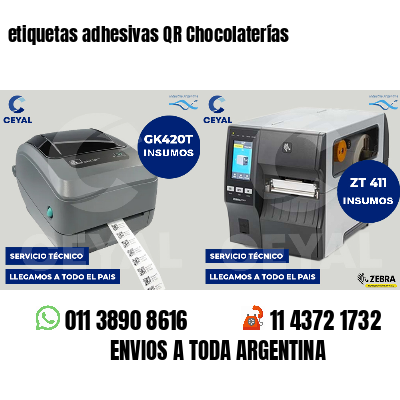 etiquetas adhesivas QR Chocolaterías