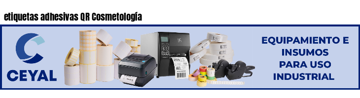 etiquetas adhesivas QR Cosmetología
