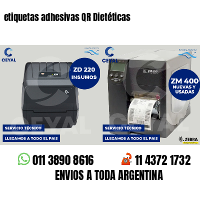 etiquetas adhesivas QR Dietéticas
