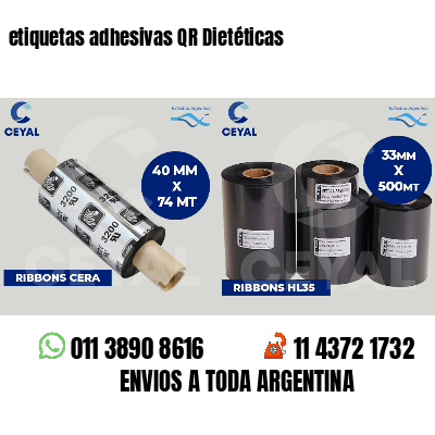 etiquetas adhesivas QR Dietéticas