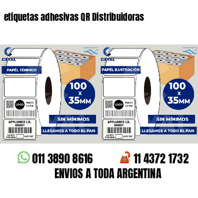 etiquetas adhesivas QR Distribuidoras