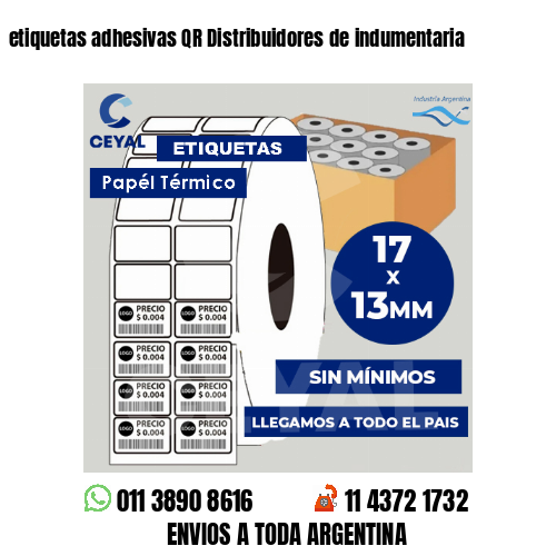 etiquetas adhesivas QR Distribuidores de indumentaria