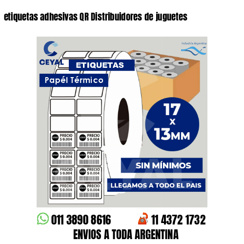 etiquetas adhesivas QR Distribuidores de juguetes