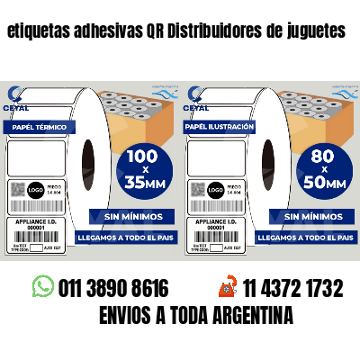 etiquetas adhesivas QR Distribuidores de juguetes