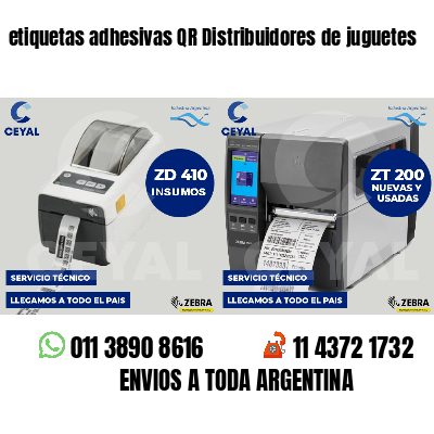 etiquetas adhesivas QR Distribuidores de juguetes