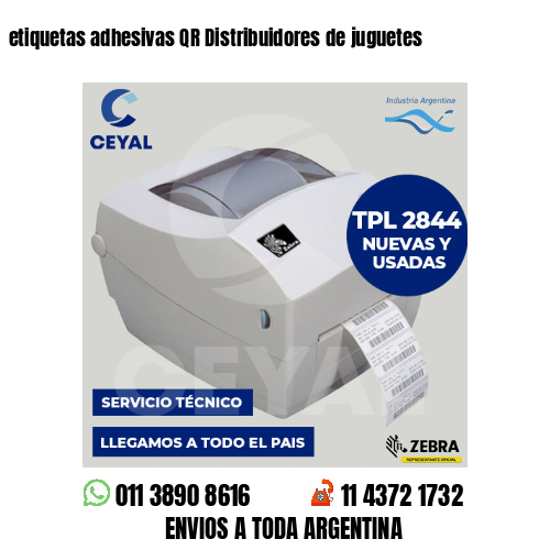 etiquetas adhesivas QR Distribuidores de juguetes