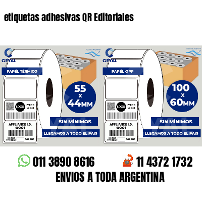 etiquetas adhesivas QR Editoriales